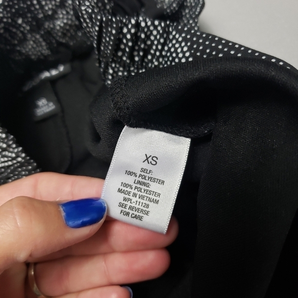 Roz and Ali black white maxi skirt women's size XS - Picture 7 of 8